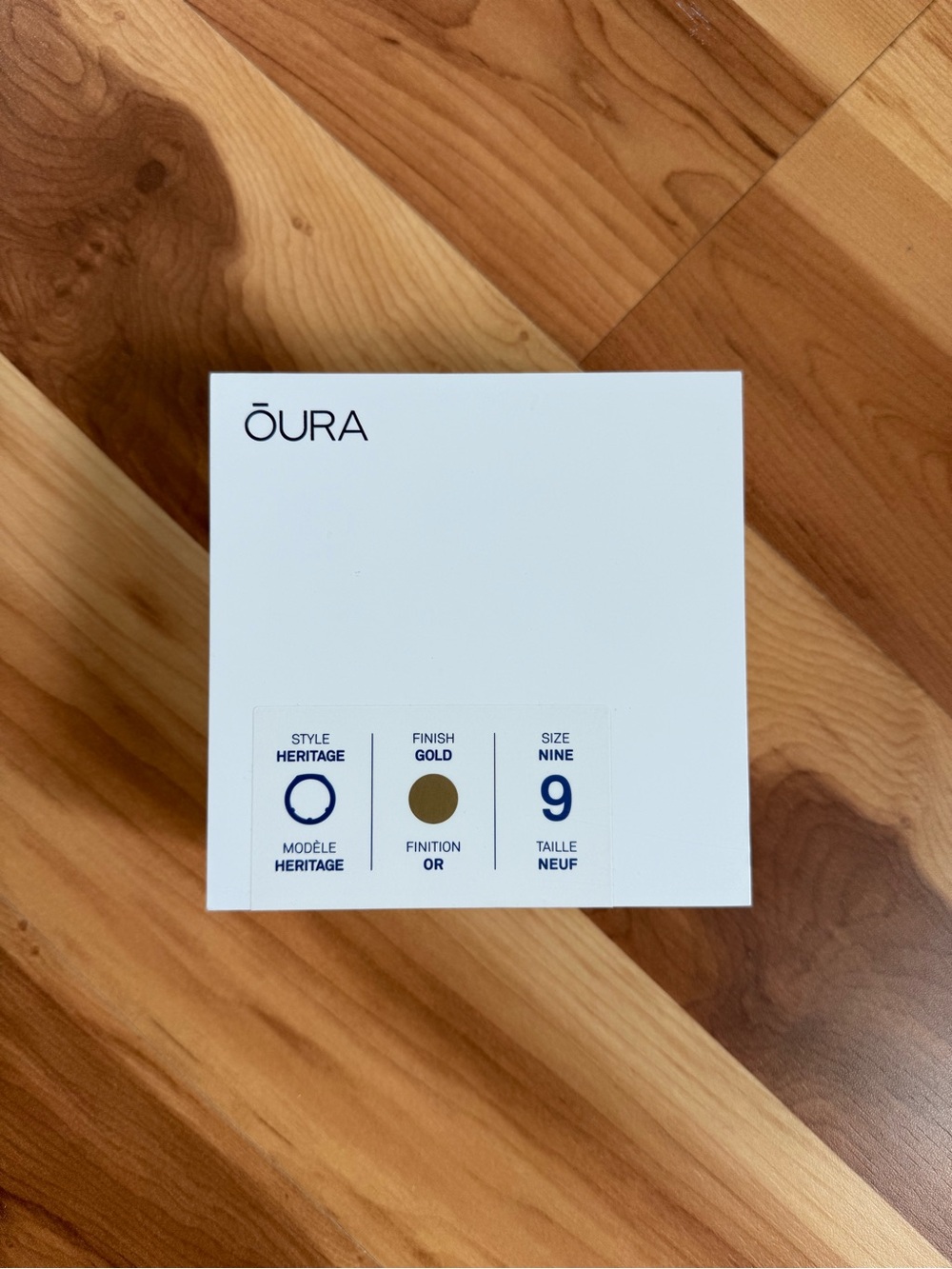 ŌURA Heritage Ring Gold Size 9